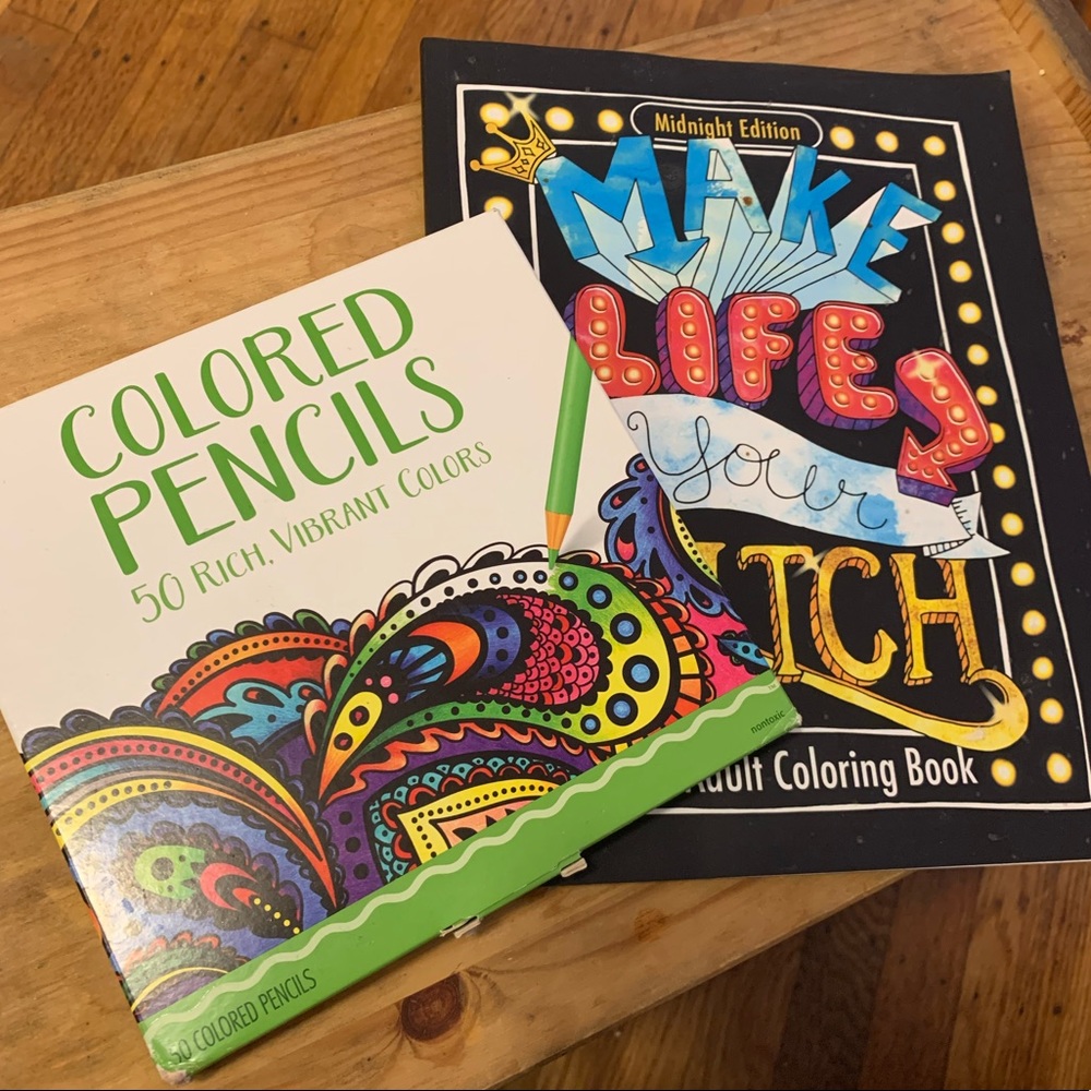 Color anxiety away, great activity with kids!